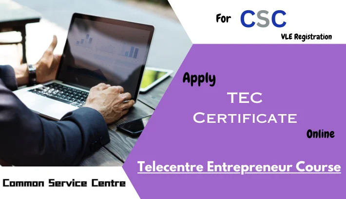 Graphic highlighting the tutorial on how to apply for a TEC Certificate online.